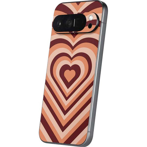 Autumn Heart Pattern Pixel 9 Pro XL Skin
